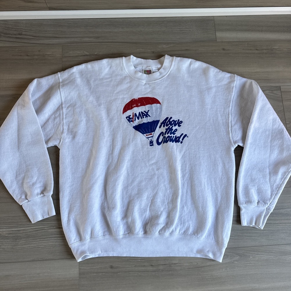 Vintage‎ Remax Real Estate Crewneck Sweatshirt Made In USA XL Fruit Of The Loom